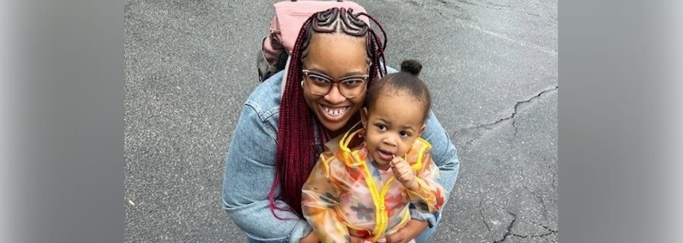 Patient Kirsten and her daughter