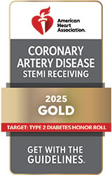 Coronary Artery Disease STEMI Receiving Center Gold