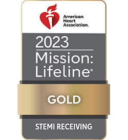American Heart Association - Mission: Lifeline gold receiving