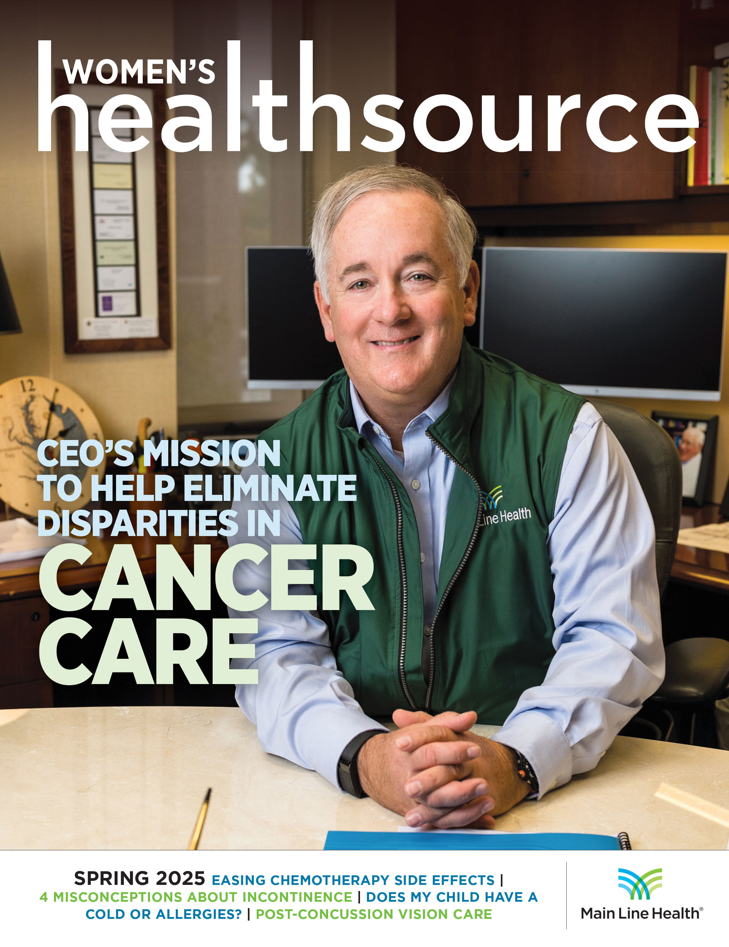 Women's Health Source Magazine Spring 2025 Cover